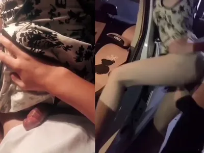 Em ghệ dáng nuột cưỡi ngựa nhấp nhả cực khoái trong ô tô